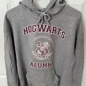 Gray Hogwarts Alumni Hoodie